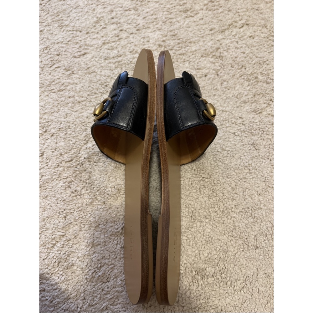 Gucci Black and Gold Sandals - Picture 13 of 13